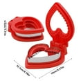 thumbnail image 6 of Shoreew Love Heart Sandwich Cutter And Sealer for Kids Picnic Sandwich Maker Easy Clean Bread Mold Kitchen Tool, 6 of 7