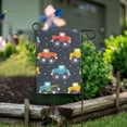 thumbnail image 6 of Hand Paint Monster Trucks Garden Flag 28X40 Double Sided Yard Flags for Outside Outdoor All Seasonal Decoration, 6 of 6