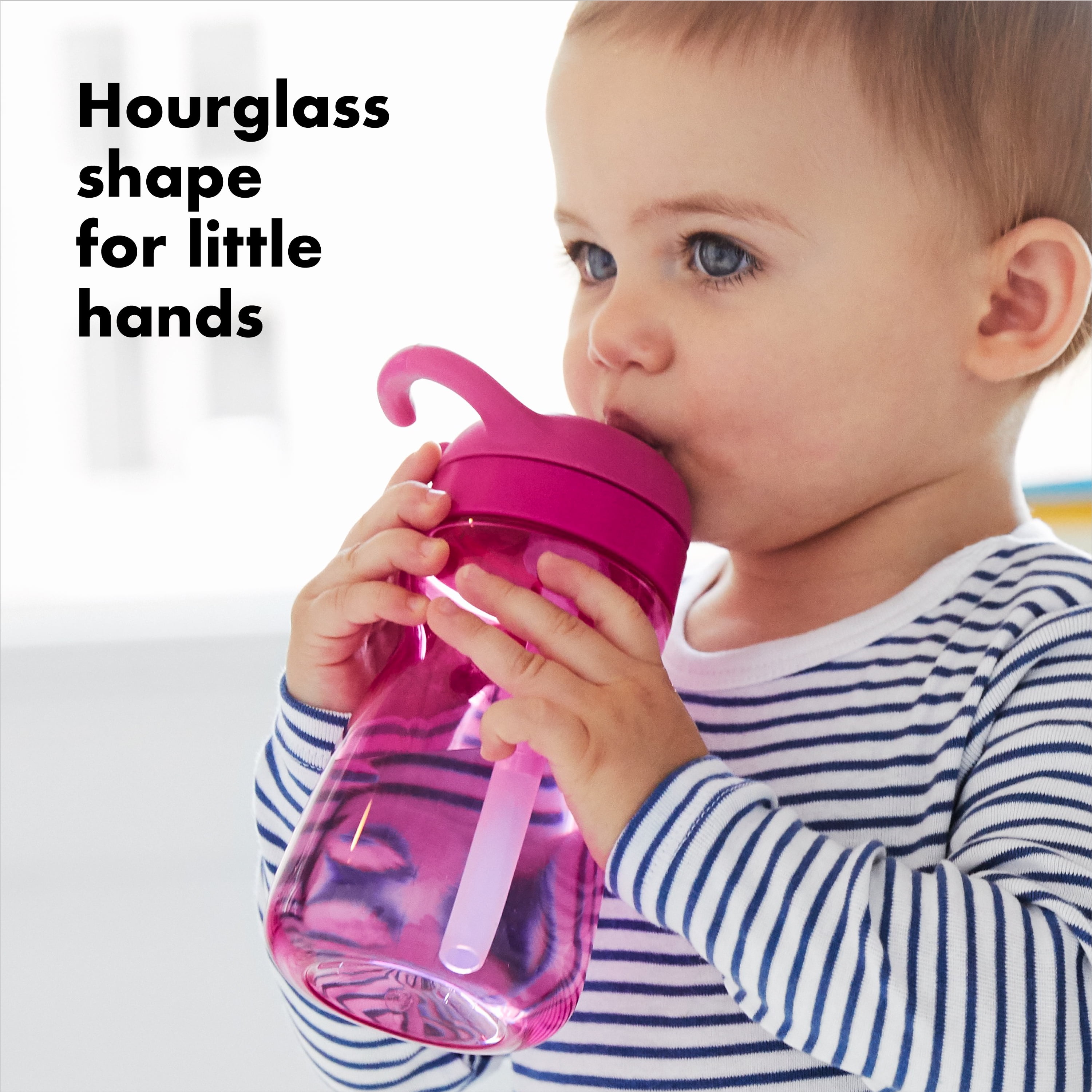 OXO Tot Adventure Water Bottle 12 Oz - Pink