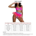 thumbnail image 4 of Conjunto de lencería para mujer, elegante, a la moda, bloque de Color, sujetador de malla de encaje, panty, liguero, conjunto para noche de bodas, 4 of 4