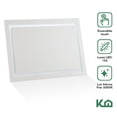 thumbnail image 3 of Espejo con luz LED KingsHouse rectangular Encendido Touch Baño Pared blanco 100x3.5x65 cm, 3 of 8