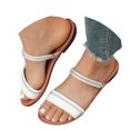 thumbnail image 2 of MKLEKYY Sandalias Casuales para Mujer, Sandalias de Moda para Mujer, Nuevo Patrón, decoración Brillante, Punta Abierta, Transpirables, Cómodas y No Veraniegas, Zapatos Casuales de Playa, 2 of 4