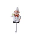 thumbnail image 3 of Resin 3D Italy Chef Adhesive Decorative Hooks Wall Mount CartoonTowel Storage Hook for Home Kitchen Restaurant-#5, 3 of 3