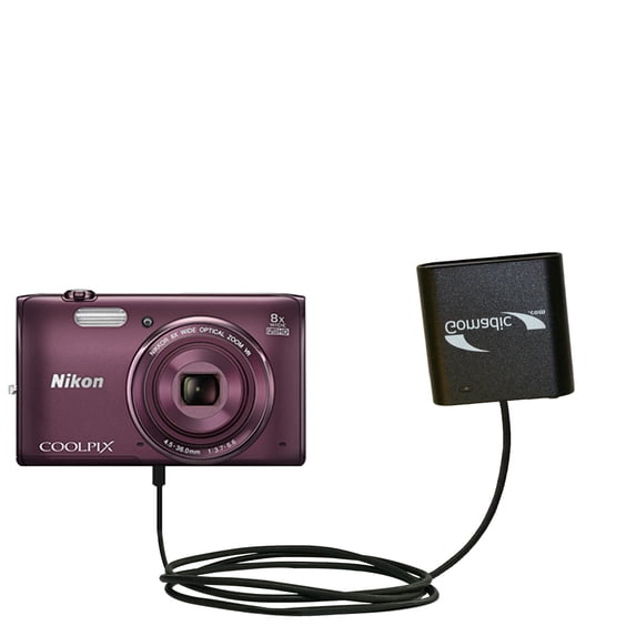 Portable Emergency AA Battery Charger Extender suitable for the Nikon Coolpix S5300 - with Gomadic Brand TipExchange Technology
