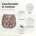 thumbnail image 4 of Fuzoiu cartoon geese Print Women's Athletic Shorts, Double-Layer Running Shorts with Pocket,Women's Workout Shorts for Yoga, Gym, and Workouts-X-Large, 4 of 7