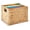 Water Hyacinth, variant on Hanging File Box, Water Hyacinth Collapsible Woven File Organizer for Letter Size Files, Portable Decorative Storage Basket with Handles for Home Office Decor