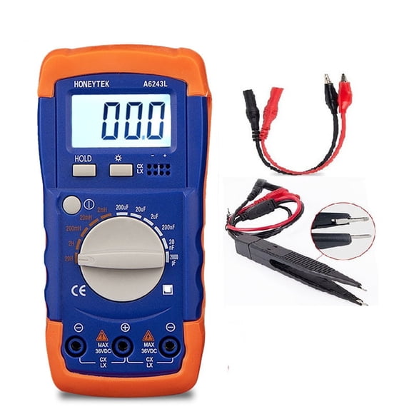 HONEYTEK A6243L Multimètre Numérique Testeur de Capacité Électronique Tableau de Test Professionnel