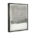 thumbnail image 3 of Stupell Industries Blocked Neutral Tones Abstract Brushstrokes Shapes Painting Jet Black Floating Framed Canvas Print Wall Art, Design by Jennifer Paxton Parker, 3 of 5