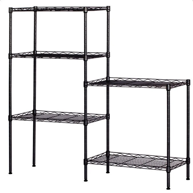 Shop Useful at Home 24 inch Cottage Office posts Warehouse. Garage Stock Shelter,Restaurant x 42 inch Office NSF Certified Black Epoxy 5-Shelf Kit with 86 inch Villa Shop Useful at Home 24 inch Cottage Office posts Warehouse. Garage Stock Shelter,Restaurant x 42 inch Office NSF Certified Black Epoxy 5-Shelf Kit with 86 inch Villa