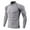 Black, variant on Men's Breathable Sports Base Layer Top - Long Sleeve, Quick-Drying, Slim Fit for Fitness & Winter Wear