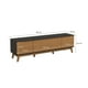 thumbnail image 3 of Mueble TV 75" Kappesberg 180cm con 3 Puertas Negro/Canela, 3 of 10