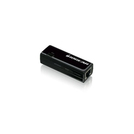 UPC: 0881317513335 | IOGEAR Universal Ethernet to Wi-Fi N Adapter – Speeds of up to 300Mbps on 2.4GHz – Push-button Wi-Fi Protected Setup (WPS) – Supports WEP WPA WPA2 TKIP and AES encryption – GWU637