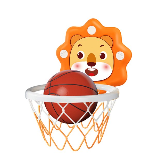 Tholdsy Juego de baloncesto para niños, juego al aire libre, cesta ajustable, aro, portería, interior, niño, niños, juguetes de tiro, Juguetes 709H Naranja (pequeño)
