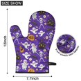thumbnail image 6 of Cute Oven Mitts,Cute Halloween Icons Pattern Oven Mitt 2-Pack Set,Kitchen Gloves for Oven,Heat Resistant Oven Mitts 7.7"x12", 6 of 7