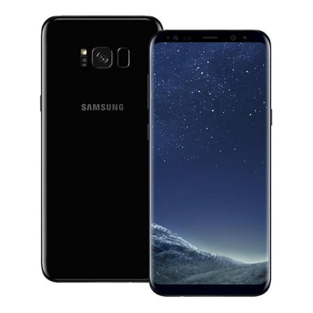 Restored Samsung Galaxy S8+ Plus G955U 64GB (Verizon + GSM Unlocked) Midnight Black Smartphone (Refurbished)