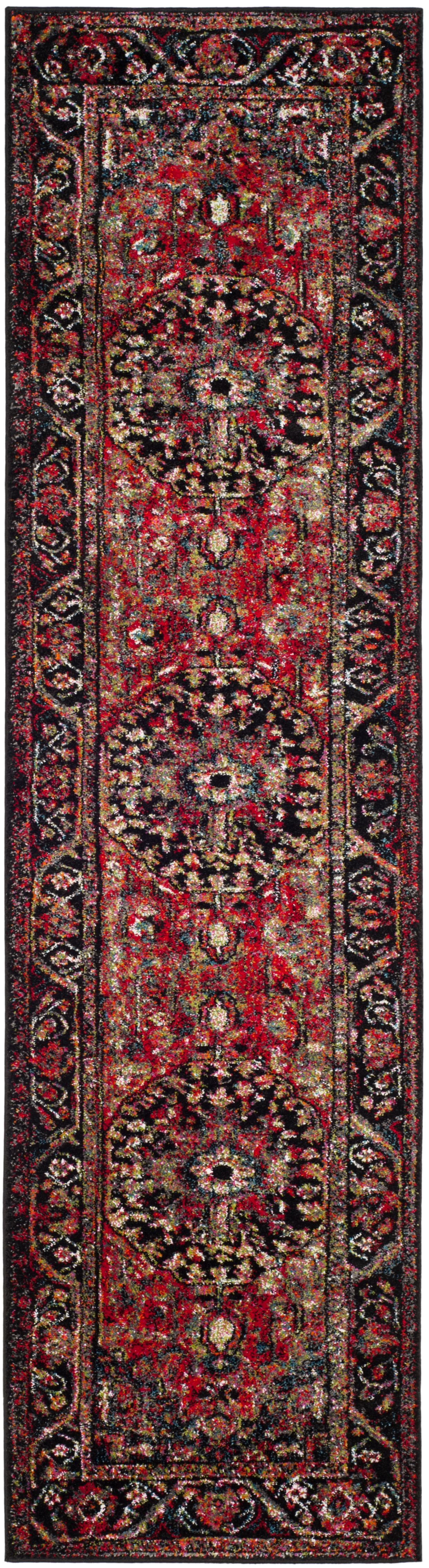 SAFAVIEH Vintage Hamadan Farran Traditional Runner Rug, Red/Multi, 2'3" x 16'