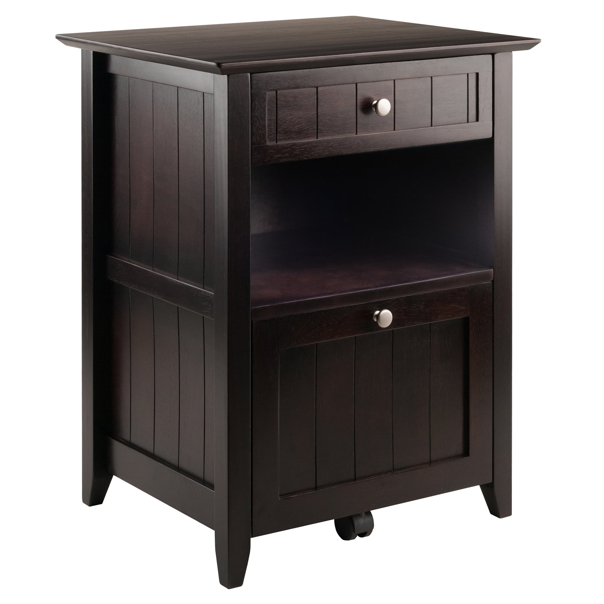 Winsome Wood Burke Home Office File Cabinet, Coffee Finish ...