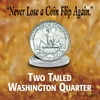 American Coin Treasures Two Tails Washington Quarter Made From Genuine United States Coins, Novelty, Magic, Collectible Coin