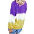 thumbnail image 4 of STARVNC Women Gradient Print Crew Neck Long Sleeve Top, 4 of 4