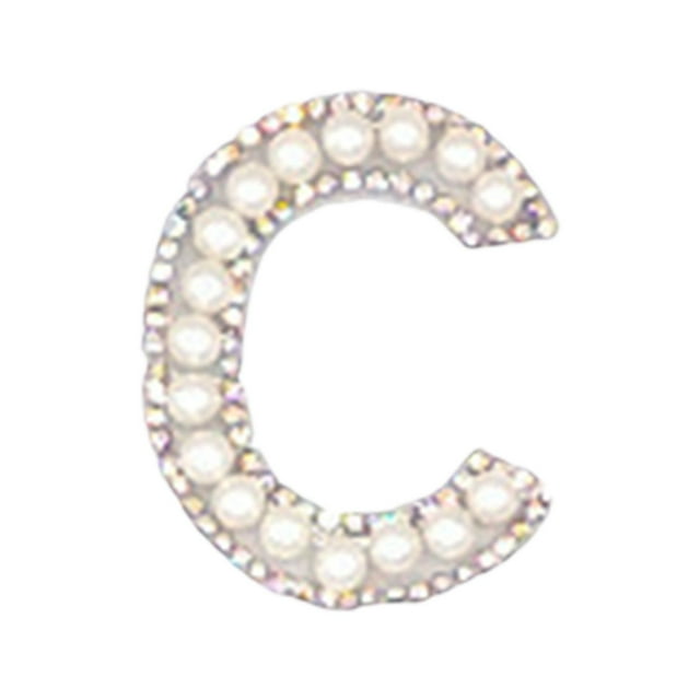 Home Decoration Stickers Personalized Pearl Letter Patch Alphabet Patch Customized Letters Patch On Patch Glue On Patch Applique Diy Bride, Home Decoration Stickers