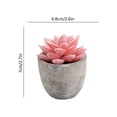 thumbnail image 3 of PBAZIH Artificial Potted Plants Realistic Plastic Flower Arrangement for Home, Kitchen, Bar, Office Indoor Decor Perfect for Parties and Events, 3 of 6