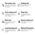 thumbnail image 3 of Home Inspection Hammer, Telescopic Empty Drum Hammer Tile Hollow Checker Stainless Steel Sound Detection Test Tool with Rope for House Decoration, 3 of 7