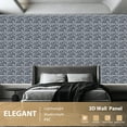 thumbnail image 4 of 3D Wall Panels for Interior Wall Decor, 11.8''x11.8'' Gray Accent Textured Wall Panels, Wall Covering Panles for Living Room, Gaming Room, TV Background, 4 of 7