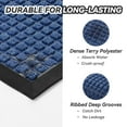 thumbnail image 6 of SIXHOME Outdoor Mat Non Slip Doormat 48"x71" Front Door Mat Outside Absorbent Rubber Welcome Mat Low Profile Dirt Trapper Indoor Outdoor Doormat Thicken Crosshatch Entryway Rug Floor Mat Light Blue, 6 of 7