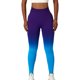 thumbnail image 1 of Leggings elásticos sin costuras para mujer, pantalones ajustados deportivos de cintura alta para Fitness, correr, gimnasio, morado, azul, M, 1 of 6