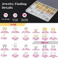 thumbnail image 3 of 44Pcs Jewelry Repair Kit, with Jewelry Making Tools, Earring Charms, Wires, Findings and Helping Hands for Jewelry Making and Repair, 3 of 7