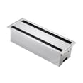 thumbnail image 1 of Caja de enhebrado para escritorio de computadora Panel organizador de cables Soporte para cables Orificio de enhebrado Cable de mesa Escritorio Tapa 50 cm x 145 cm x 10 cm, 1 of 8