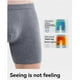 thumbnail image 5 of Men's Ultra-Absorbent Incontinence Boxer Briefs, Reusable Underwear, 3 Pack, Size X-Large, Comfortable Fit, 5 of 5