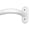 White, variant on OLV 1" Diameter Adjustable Wrap Around Curtain Rods 28-48" heavy duty,Black