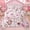 Pink, variant on Manfei Girly Pink Floral Queen Comforter Set for Kids, Rustic Plant Botanical Bedding Sets, Kawaii Butterfly Reversible Bedding Comforter Set, Microfiber Bedroom Decor, 3-Piece