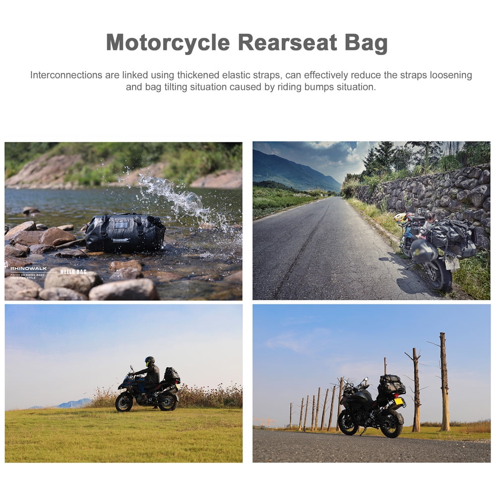 Motorcycle Rearseat Bag 45L Large Capacity Motorcycle Bag