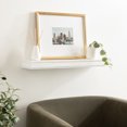 thumbnail image 2 of Hometrends 23in Wynot Floating Wall Shelf White, 2 of 7