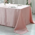 thumbnail image 4 of BalsaCircle 90" x 132" Satin Rectangular Tablecloth Dusty Rose, 4 of 8