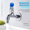 thumbnail image 3 of Vett 2x Anti-theft Faucet Water Tap With Lock Key Alloy Key Switch Faucet Bibcocks For Kitchen Outdoor G, 3 of 5