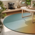 thumbnail image 3 of Round Area Rugs 4Ft, Orange Yellow Green Ombre Non-Slip Washable Circle Rugs Carpet, Modern Art Aesthetics Abstract Indoor Outdoor Rug Floor Mats Throw Runner for Bedroom Living Room Bathroom, 3 of 8