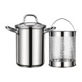thumbnail image 3 of GUOOL Deep Fryer Pot Stainless Steel Cookware Frying Pan for Frying Soup Blanching, 3 of 9