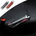 thumbnail image 1 of Fiudx Funda para Freno de Mano de Coche, Abs con Diseño de Carbono, Fácil Instalación, Protección Contra Arañazos, Decoración Elegante, Ajuste Universal, Color Rojo, Tamaño 125 X 33 X 25 Mm., 1 of 3