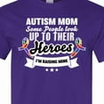 thumbnail image 4 of Inktastic Autism Awareness Autism Mom with Puzzle Ribbons T-Shirt, 4 of 5