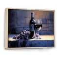 thumbnail image 2 of Designart "Shadow Of Syrah" Wine Floater Framed Wall Art Prints, 2 of 5