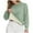 Fall Clothes Mint Green, variant on Womens Sherpa Lined Fall Clothes, Long Sleeve Pullover for Women Fashion Loose Fit Warm Fleece Solid Color Crewneck Sweatshirts Plus Size