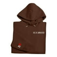 thumbnail image 6 of Holzkary Hoodies for Women Oversized Sweatshirts Initial On Sleeve Anniversary Year Hoodie Valentines Day Fall Fashion Outfits 2025 Casual Sweaters Tops Workout Winter Clothes Coffee 5Xl, 6 of 6