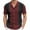Wine, variant on Men's Retro Color Block Beach Shirts Knit Short Sleeve Summer Shirt Revere Collar Button Down Casual Knitted Tops