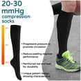 3 Pairs Copper Compression Socks for Women & Men Circulation 1520 mmHg Better Blood Flow