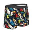 thumbnail image 4 of Uemuo Parrot Pattern Men's Boxer Briefs,Trunk Anti-Chafing,Comfortable, Durable, and Stylish Underwear-XX-Large, 4 of 9