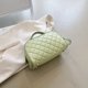 thumbnail image 4 of Bolsas de maquillaje de PU Caja de maquillaje de rejilla de diamante portátil para viajes femeninos (Verde M) Tmvgtek Cuidado Belleza, 4 of 9