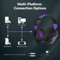 thumbnail image 6 of Gaming Headsets with Noise Cancelling Microphone, Xbox One & PS5 PS4 Headphones, High-Quality Stereo Sound, LED Light, Soft Memory Earmuffs for Ultimate Comfort, Wired Over-Ear Headset for PC, Laptop, 6 of 8